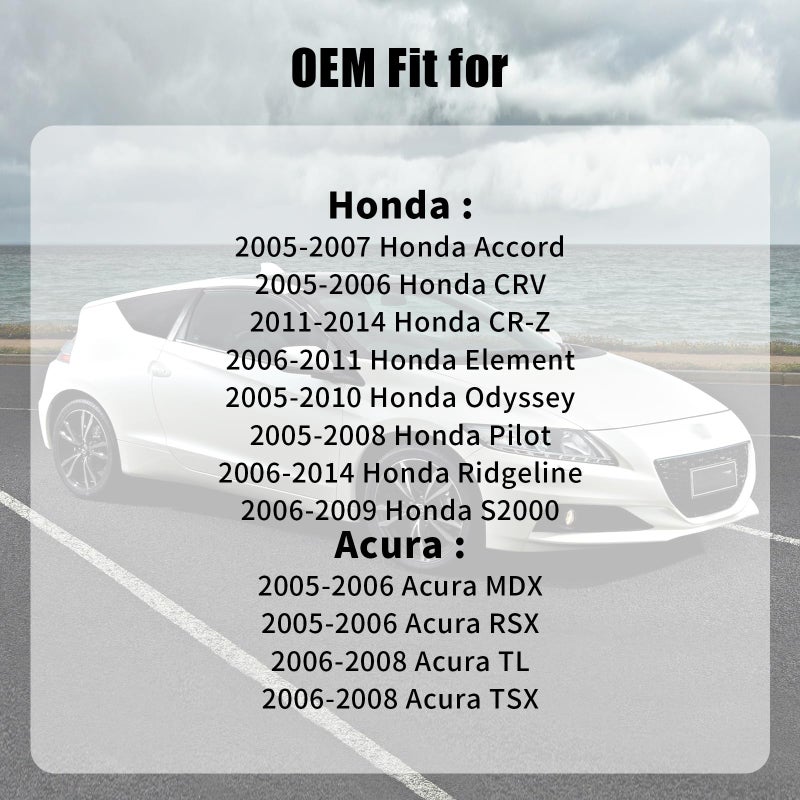 Anleecap Gas Cap Fuel Cap For Honda 2005-2007 Accord 2005-2006 CRV 2011-2014 CR-Z 2005-2010 Odyssey 2006-2011 Element 2005-2008 Pilot 2006-2009 S2000 Ridgeline  For Acura MDX RSX TL TSX 17670-SHJ-A31 - Image 2